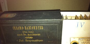 Chromo radiomètre du Dr Holzknecht